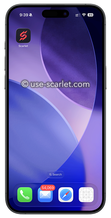 usescarlet iphone